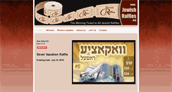 Desktop Screenshot of jewishraffles.org
